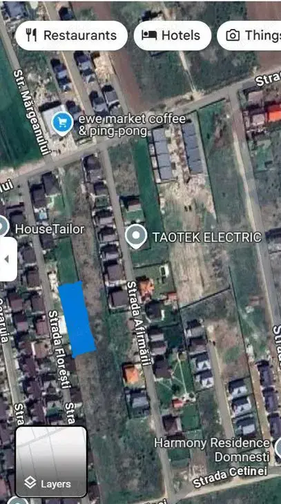 Teren intravilan 1000mp