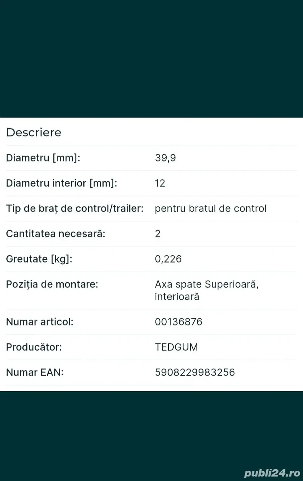 vand bucsi Chrysler Sebring 