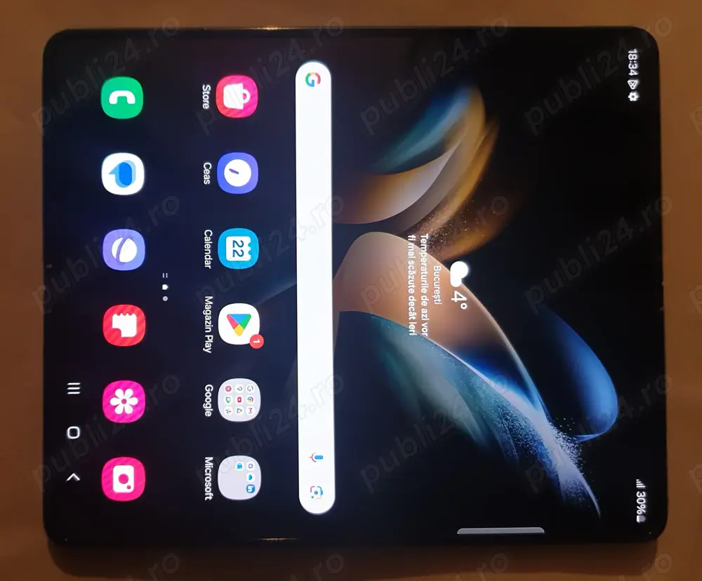 Samsung Galaxy Z FOLD 4, 512GB impecabil + husă dark cadou
