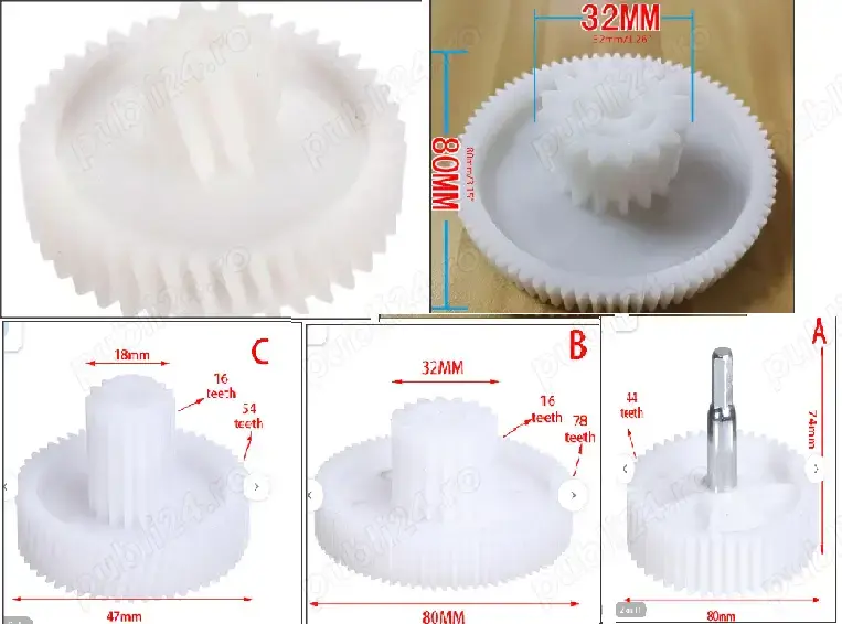 roata 16 cu 78 dinti masina de facut carnati sau tocat carne
