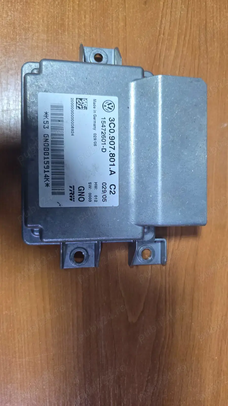 Calculator frana de mana, Vw Passat B7