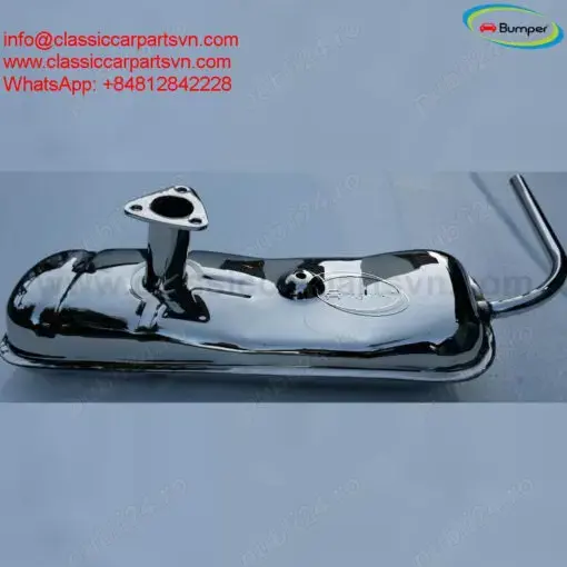 Exhaust of Vespa by stainless steel new