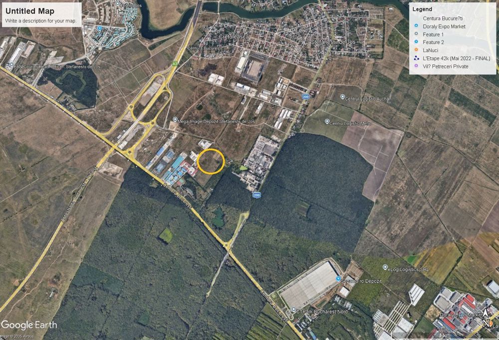 Teren intravilan Soseaua de centrua Stefanestii de Jos