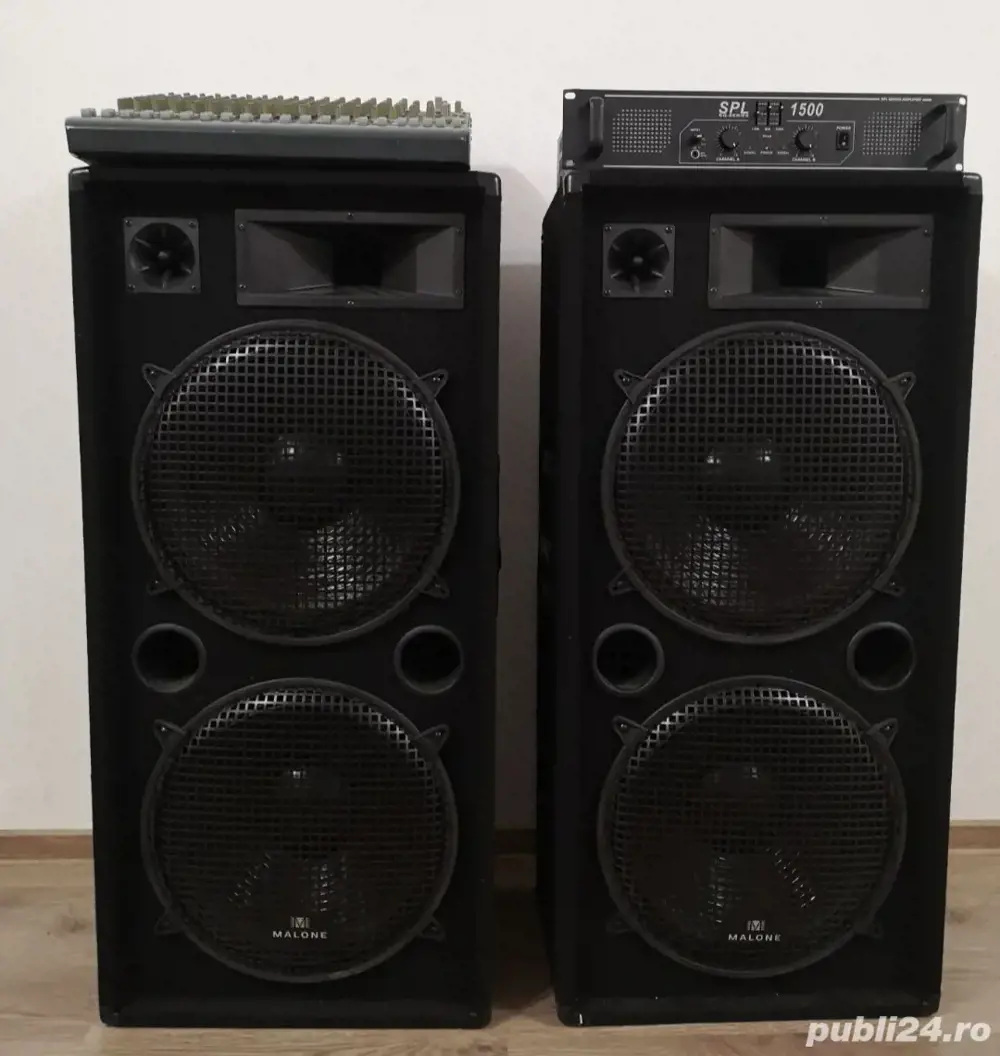 Boxe+mixer+amplificator.