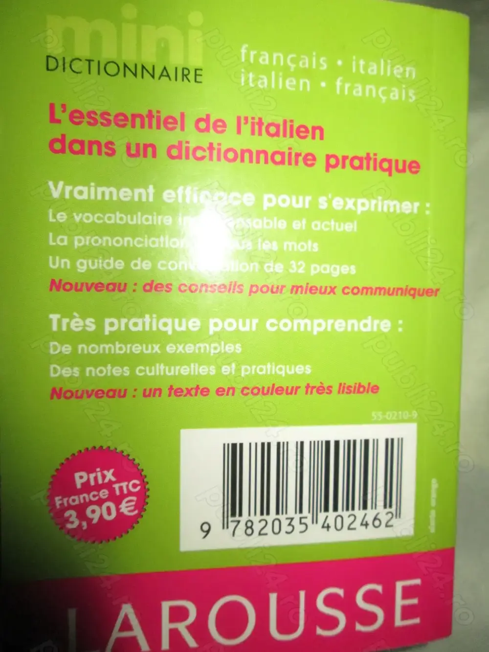 2006 Minidictionar francez-italian italian -francez  Larousse