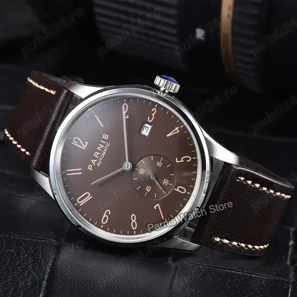 Parnis 42 mm Automatic Seagull Small Second