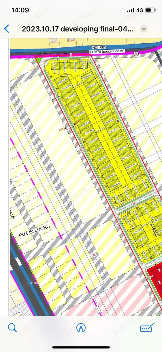 Teren intravilan 750mp  in localitatea Sacalaz cu utilitati 