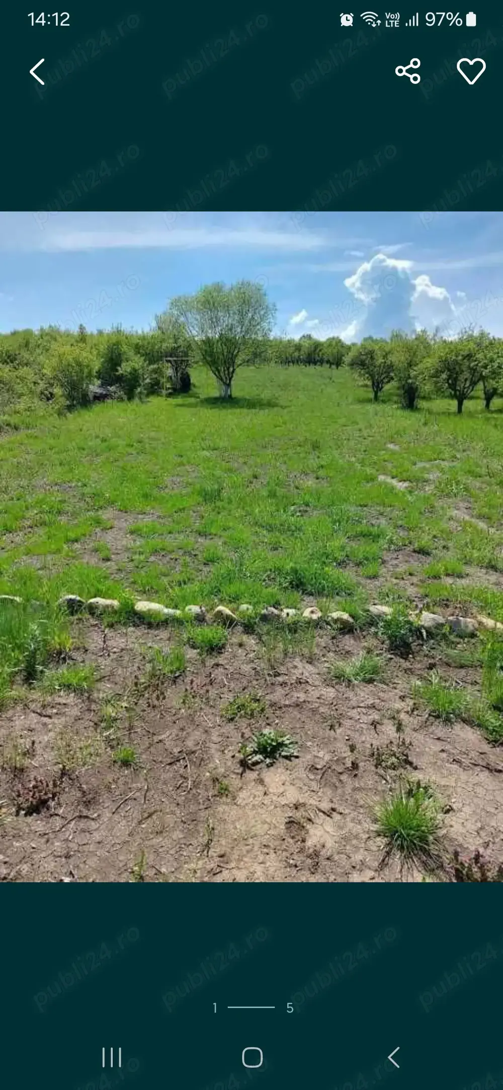 Vând teren intravilan in Oradea, strada Livezilor 