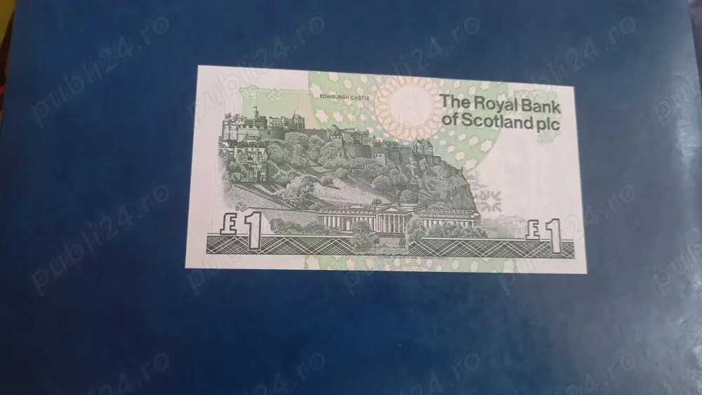 Vand 3 bancnote britanice de câte 1 lira fiecare