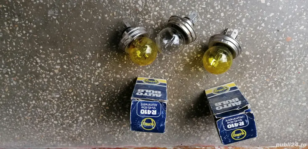 Set becuri galbene R410 12V 40W