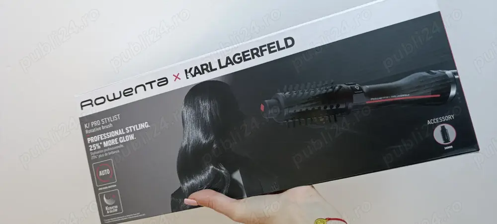 Vand perie electrica Rowenta Karl Lagerfeld noua