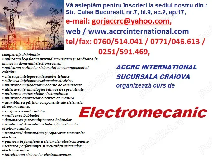 Curs Electromecanic