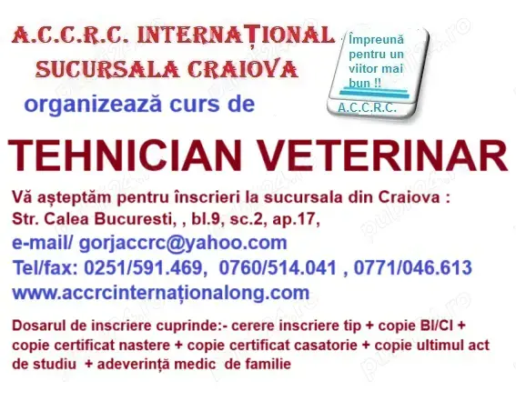 Curs Tehnician Veterinar