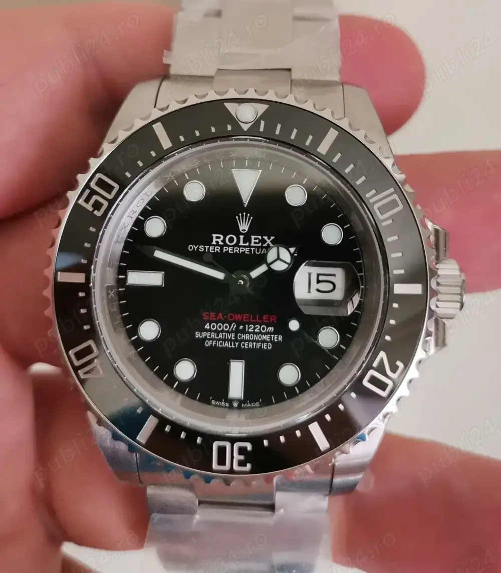 Rolex Sea-Dweller 43 mm VSF 3235 904L Ceramic Safir 72 h power reserve