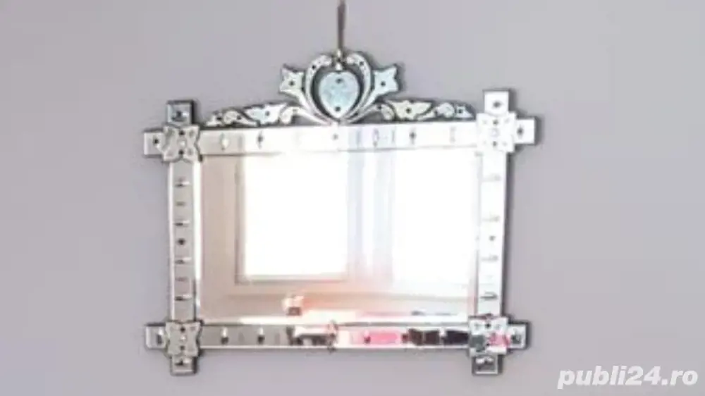 Vând oglindă cristal venețiană