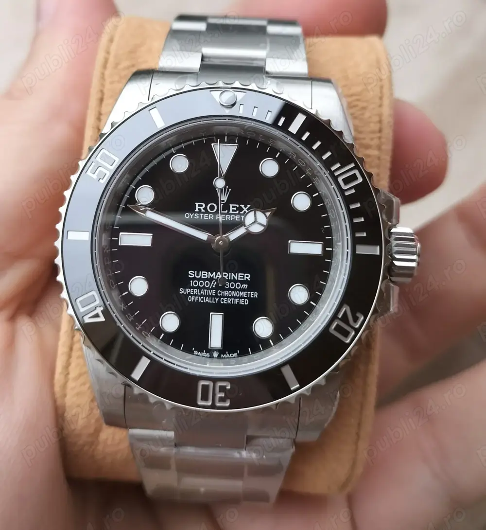 Rolex Submariner No Date 41 mm replica Super clona 1 la 1 1:1 VSF 3230 904L 72h Rezerva Putere