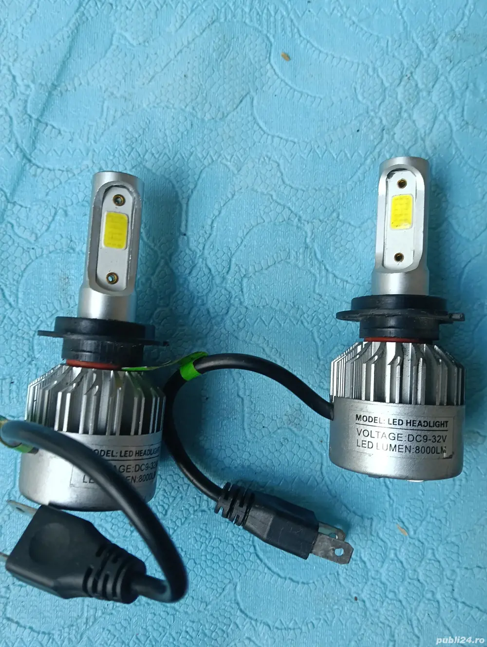 Becuri albe led H7 H1 T10 