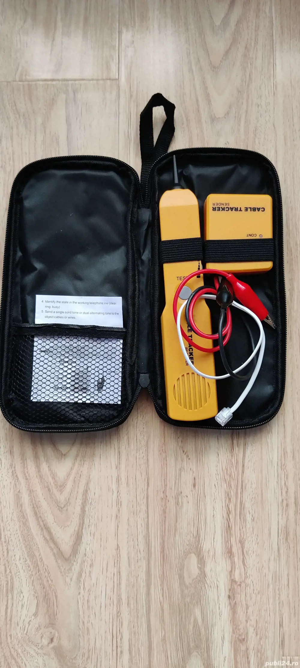 Tester continuitate cablu   fir perimetral robot tuns iarba