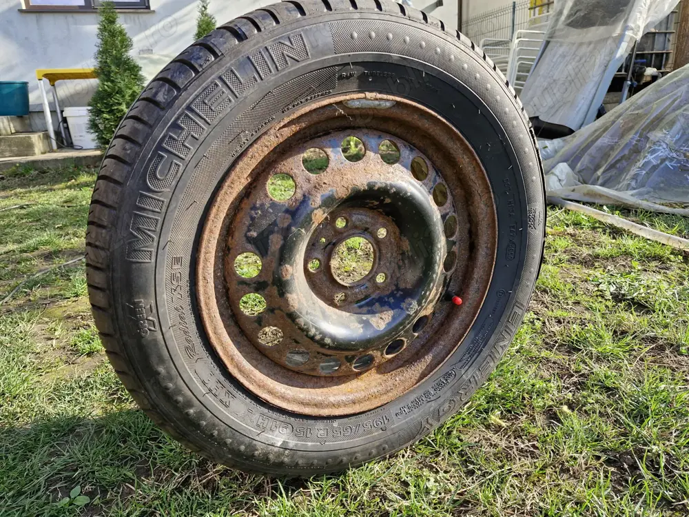 Janta cu anvelopa tabla -  MICHELIN 195 65 R15 - Opel Zafira/Astra etc.