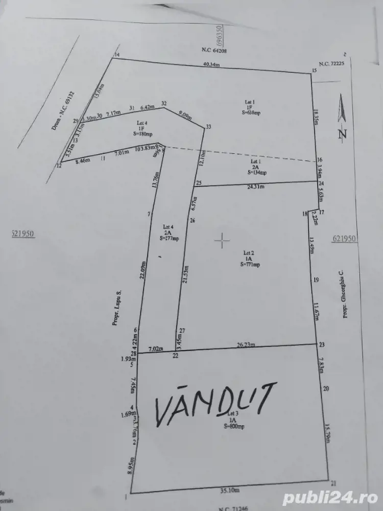 Teren  Intravilan Ciurea 