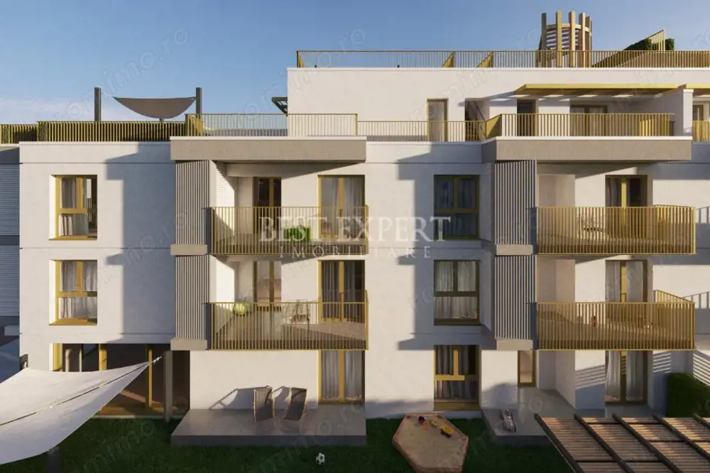 2 Camere Decomandat cu Terasă de 45 mp | Bloc Boutique | Încălzire în Pardoseală