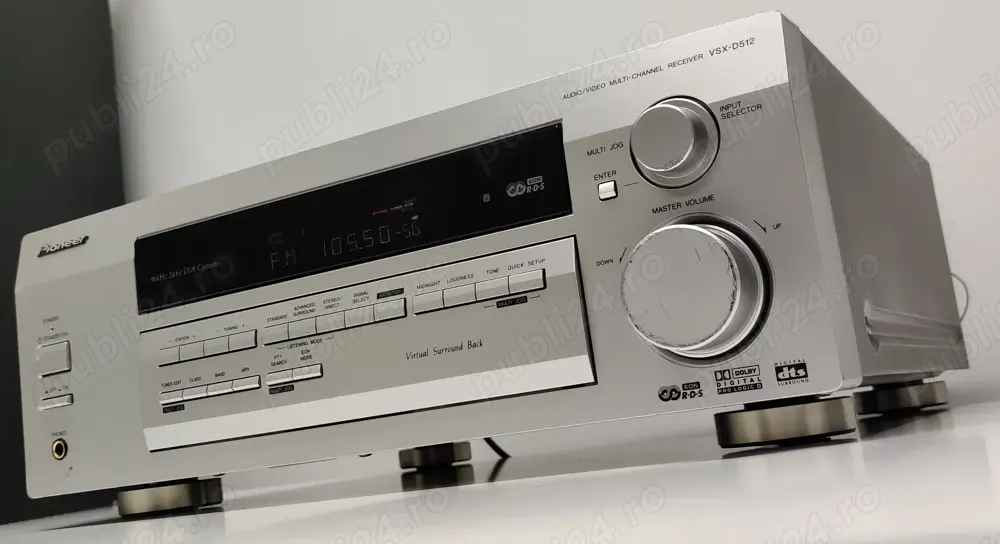 Pioneer VSX D 512 S amplificator hibrid analog digital receiver 5.1 stereo si multicanal