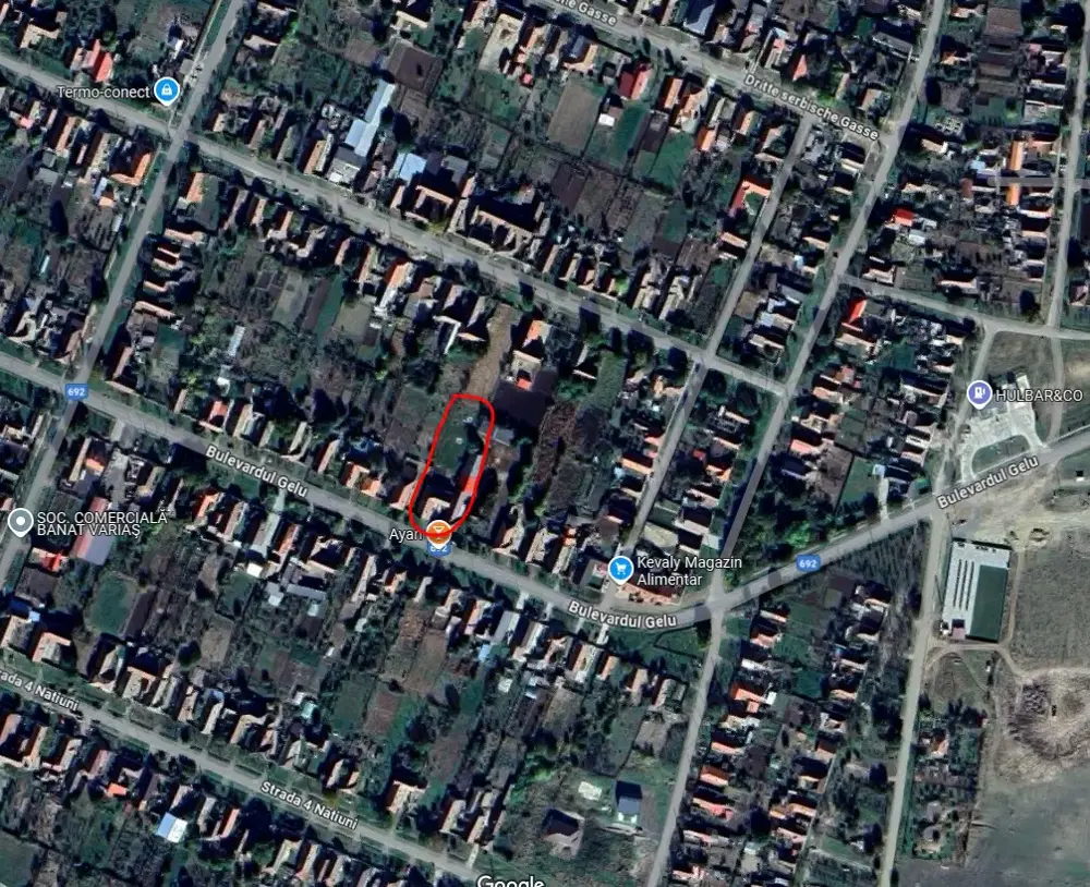 Casa, Varias, Timis, 3 camere, teren 1439mp, partial renovata, utilitati. Comision=0%