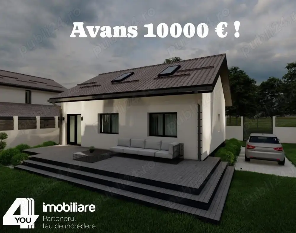 Casă nouă, AVANS DOAR 10000 EURO !!! Cartier Athena, comision 0%