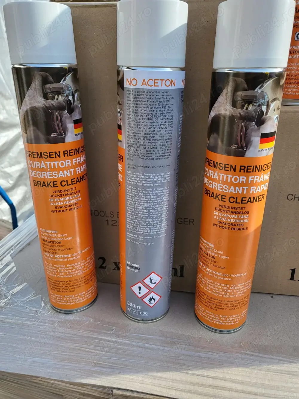 Spray curatat frane 850ml.Curatitor frane XXL.Curatitor discuri CHEMTOOLS GermaniaDegresant profi