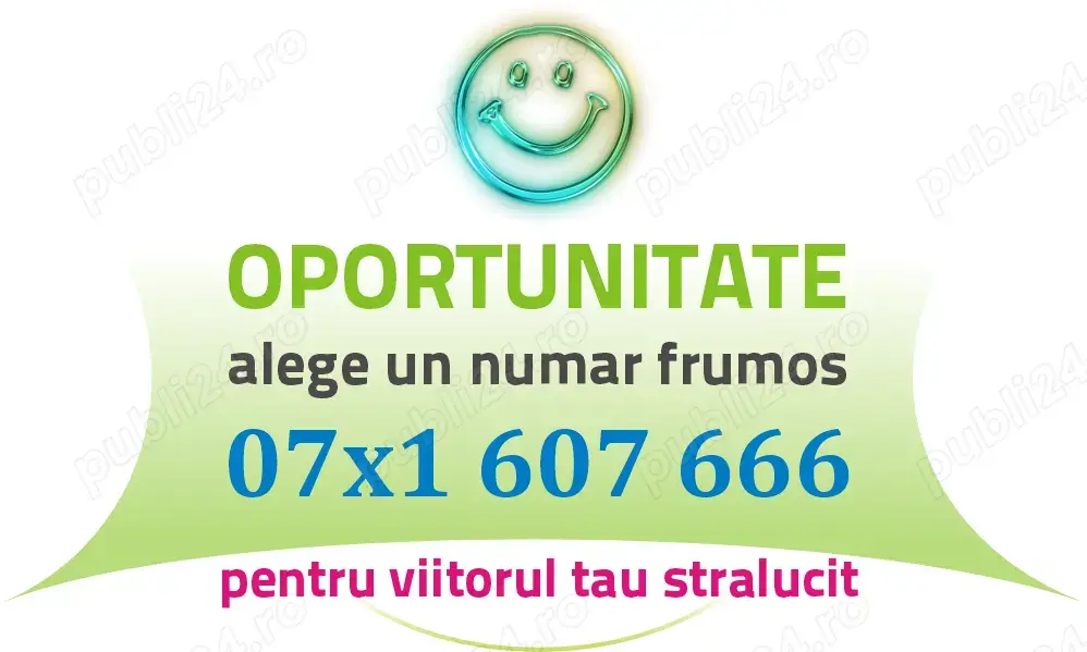 Numar Frumos SIMPLU - 07x1.607.666 - aur gold usor special vip numere frumoase speciale cartela lux