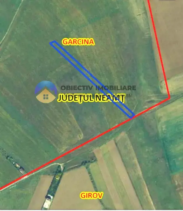 TEREN intravilan  comuna GARCINA