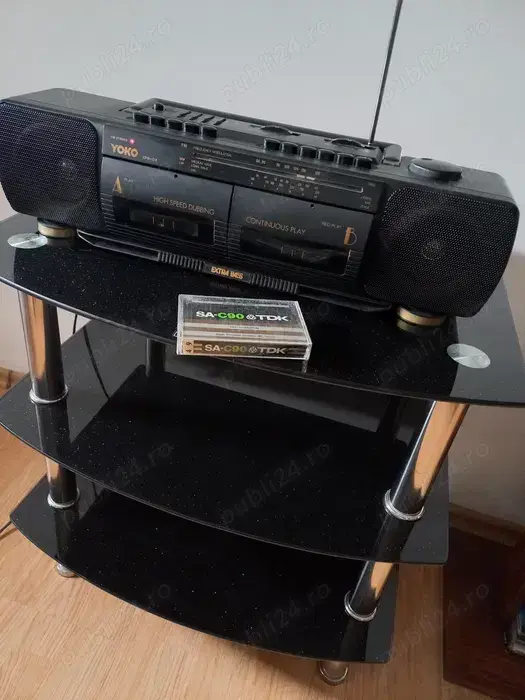 Radio Casetofon YOKO STEREO,model YPR-04,High SPEED Dubbing,Extra BASS,Continious Play,NEFOLOSIT