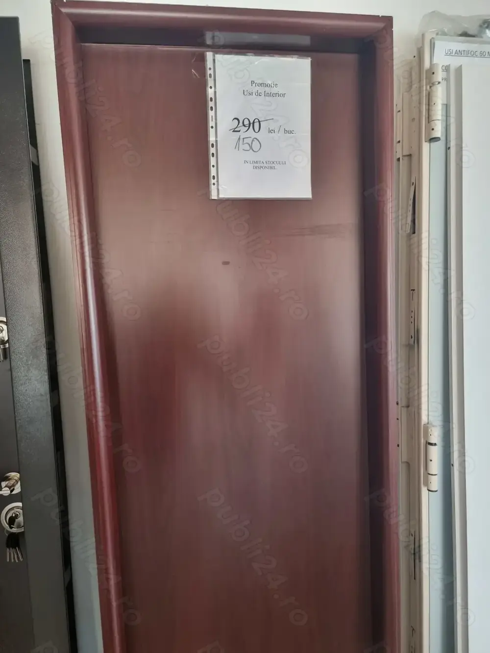 Vand usi de interior din MDF lichidare de stoc.Doar din depozit Deva