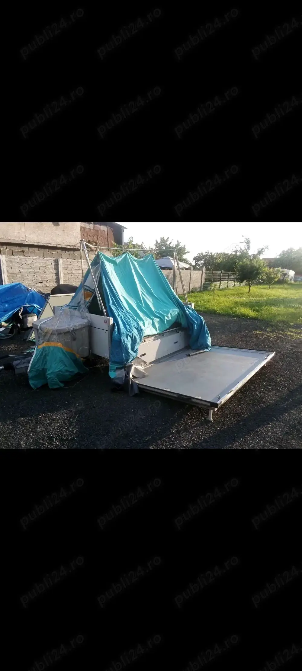 Remorca rulota tip cort