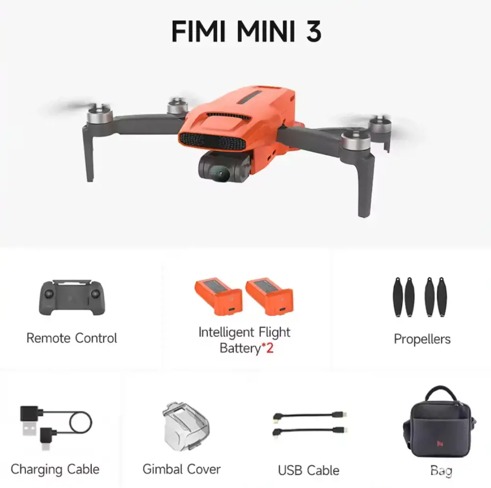 Drona Fimi Mîni 3 4K 60fps Xiaomi 