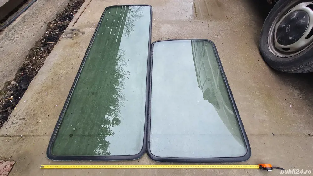 Geam Sprinter/vw LT 1996-2006 lungimi 185cm si 110cm cu tot cu cheder,atermice/ionizate originale 