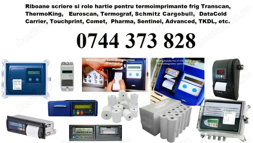 Cartus scriere inregistrator temperatura ThermoKing, Transcan, Euroscan, DataCold, Termograf, Comet,