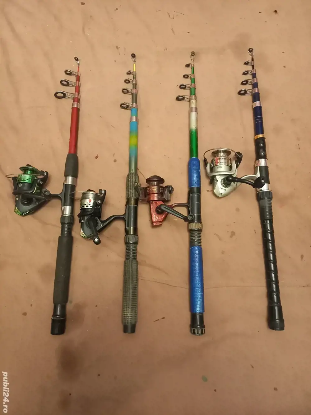 Lanseta 2,1m, telescopica cu mulinetea