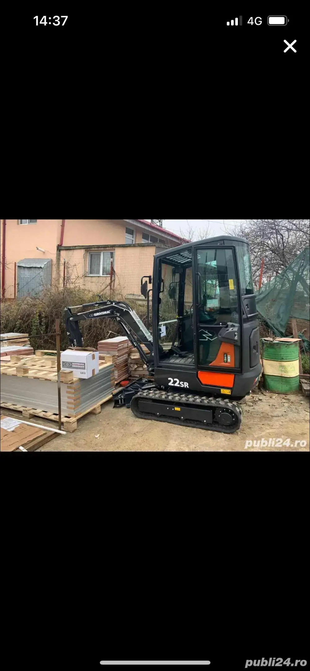 Vand excavator Eurocomach 22sr nou