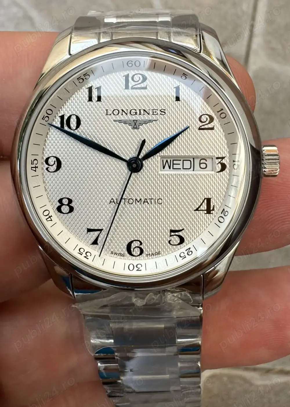 ceas Longines Master Collection DayDate 38.5mm White Dial XF A2836
