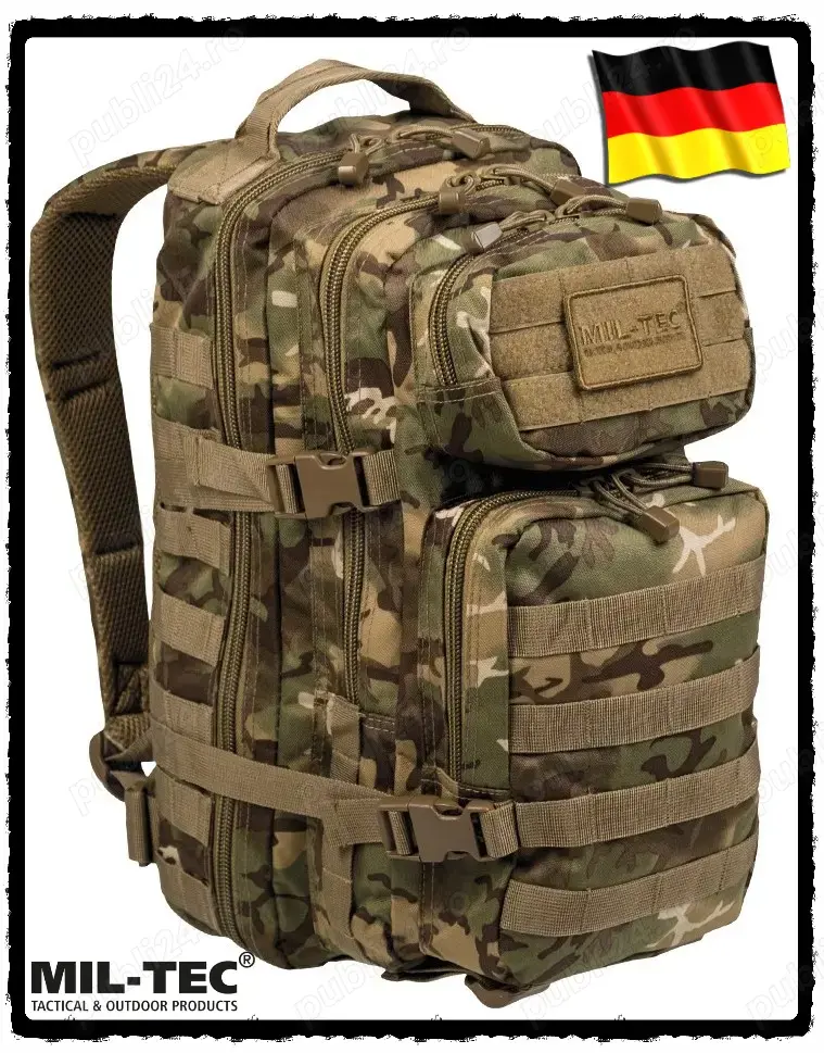 Rucsac tactic militar asalt camuflaj COMBAT 36L impermeabil sistem MOLLE -  