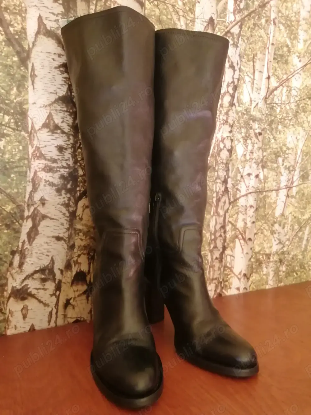 Vand cizme din piele naturala, masura 37