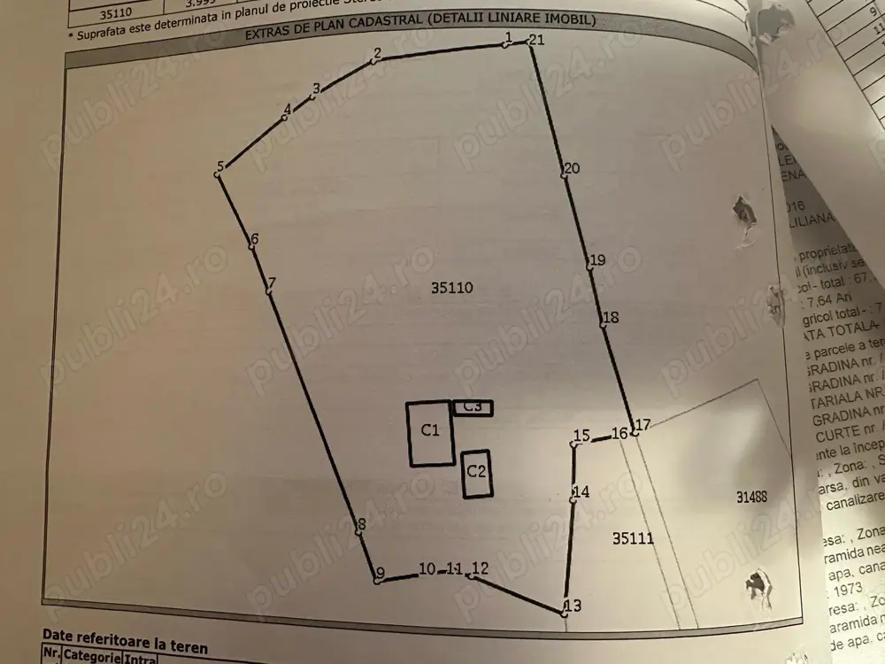 Teren intravilan Dolhasca, Suceava 3.999 mp
