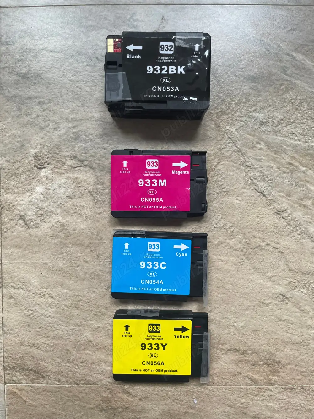 Cartuse cerneala resigilate imprimanta multifunctionala.