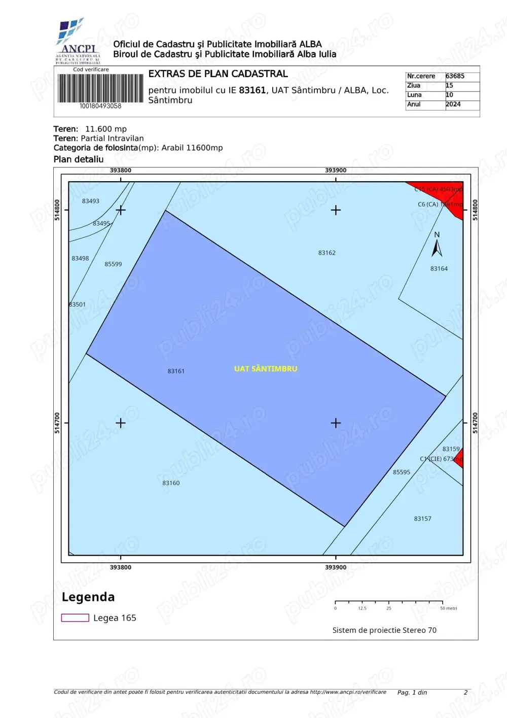 Vand teren intravilan