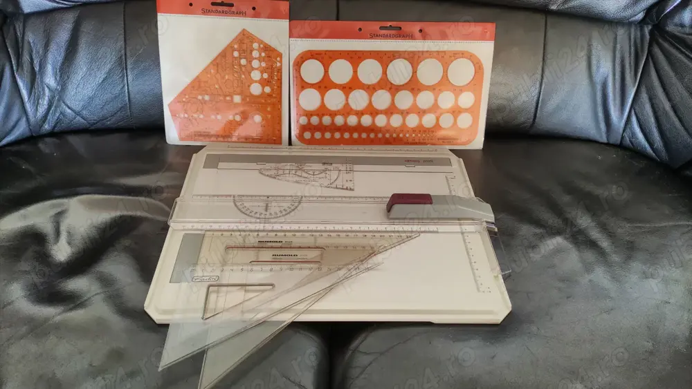 Vand plansa de desen ROTRING profil A4 +3 sabloane + 3 echere
