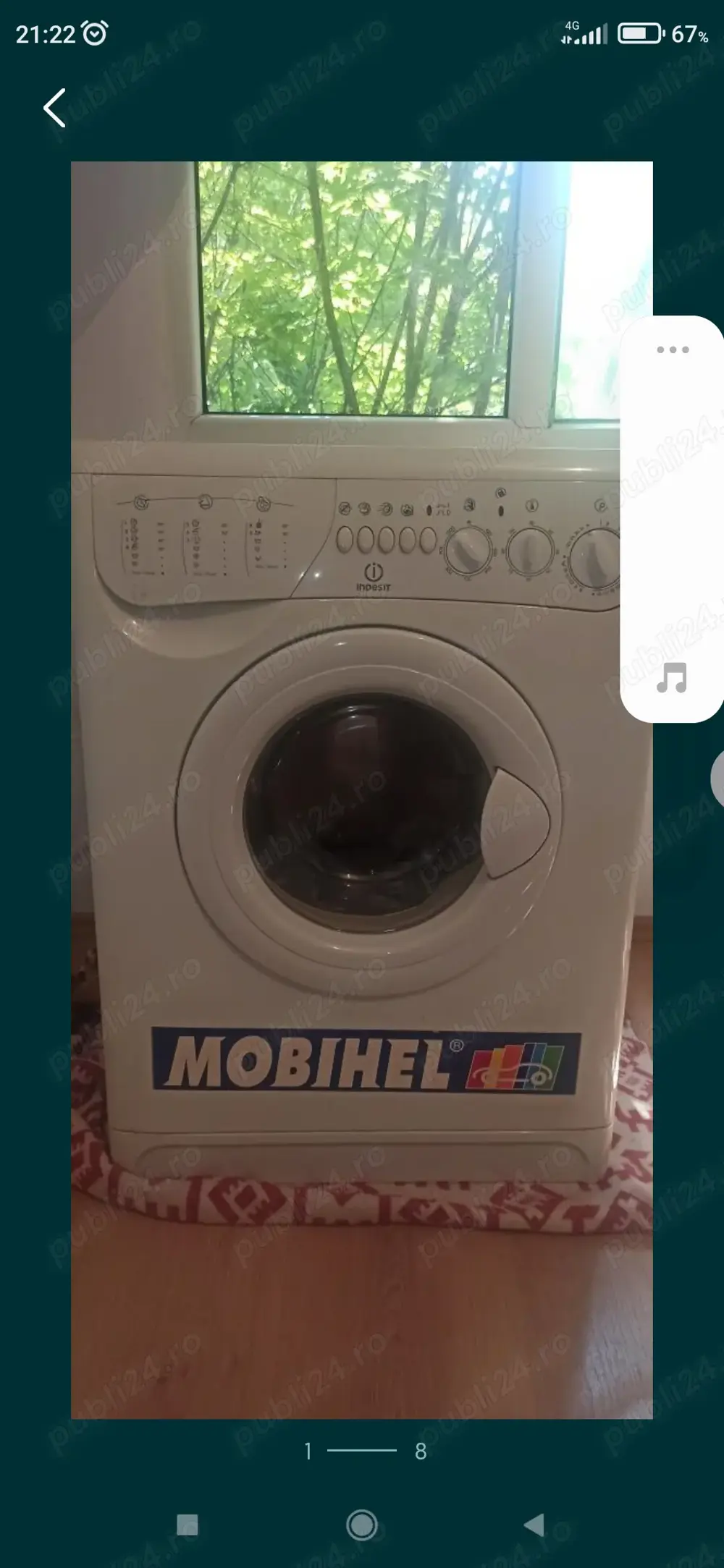 Mașina de spălat Indesit W 105 tx