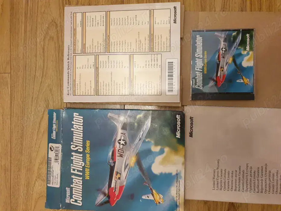 Joc Microsoft Combat Flight Simulator WWII de colectie