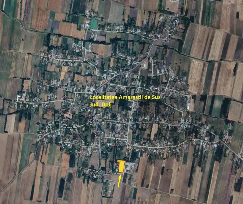 Teren intravilan de vanzare (4833mp) in Loc. Amarastii de Sus, Jud. Dolj