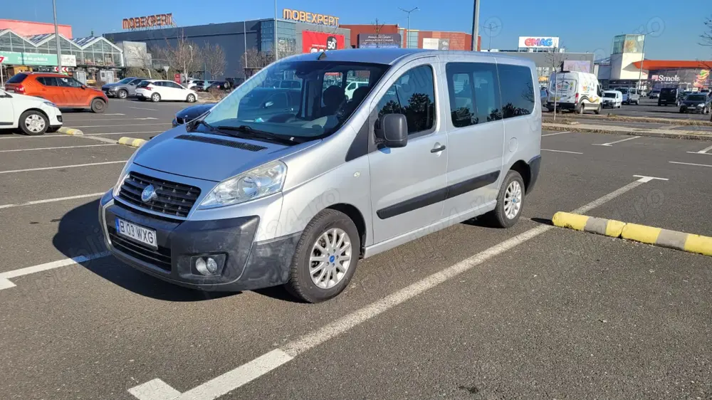 Rate egale fara avans!Fiat Scudo 2.0JTD, 2007, microbuz 8+1 locuri, ctg.B